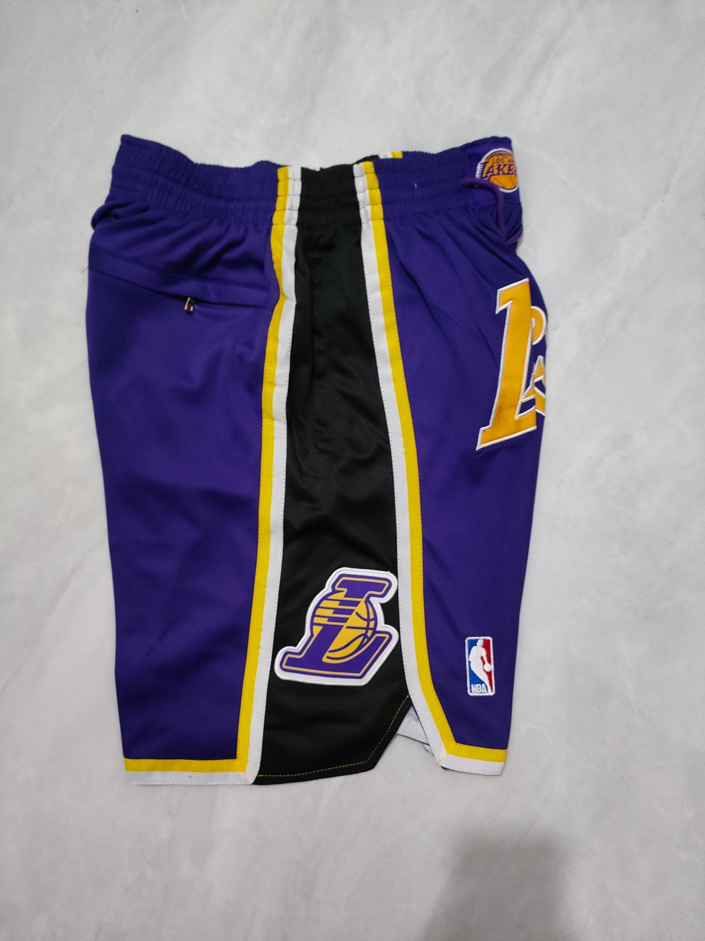 Los Angeles Lakers Purple Regular Pocket Shorts