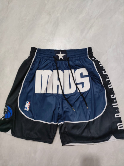 Dallas Mavericks Dark Blue Statement Edition Pocket Shorts