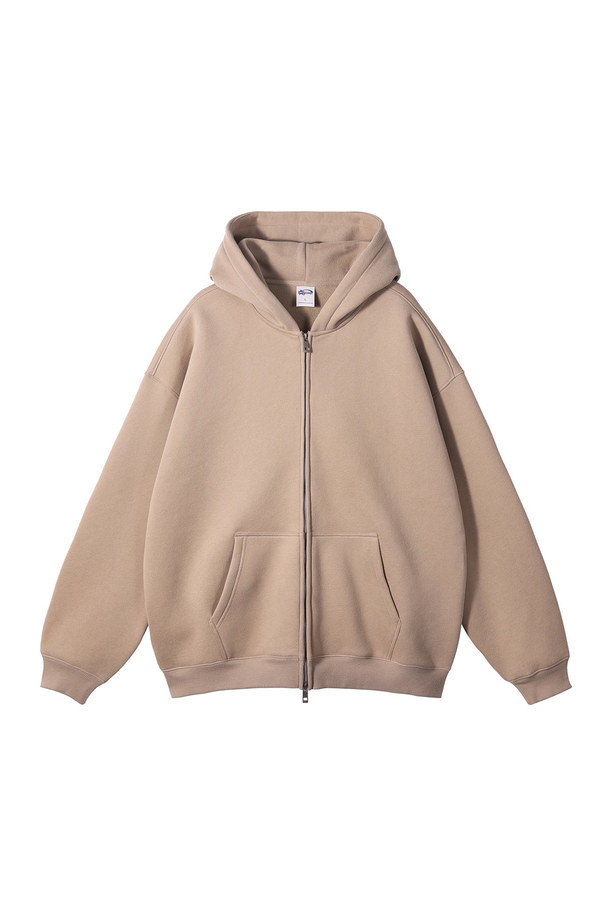 350GSM Solid Color Fleece Zipper Jacket