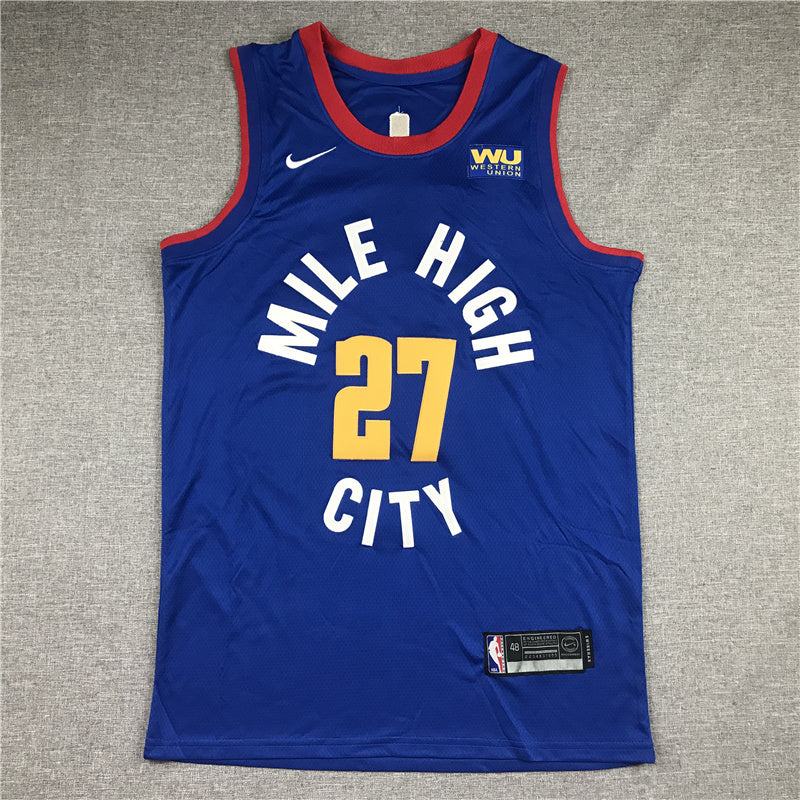 Denver Nuggets Jamal Murray #27 City Edition ！ Embroidered Jersey