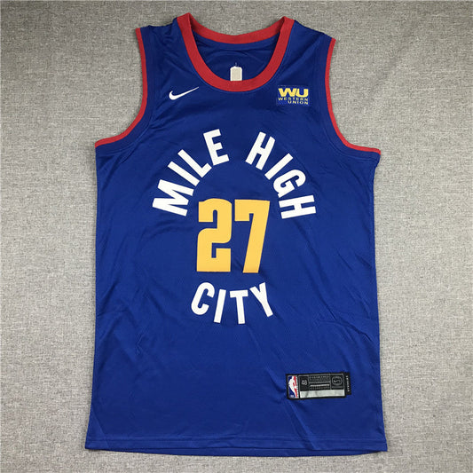 Denver Nuggets Jamal Murray #27 City Edition ！ Embroidered Jersey