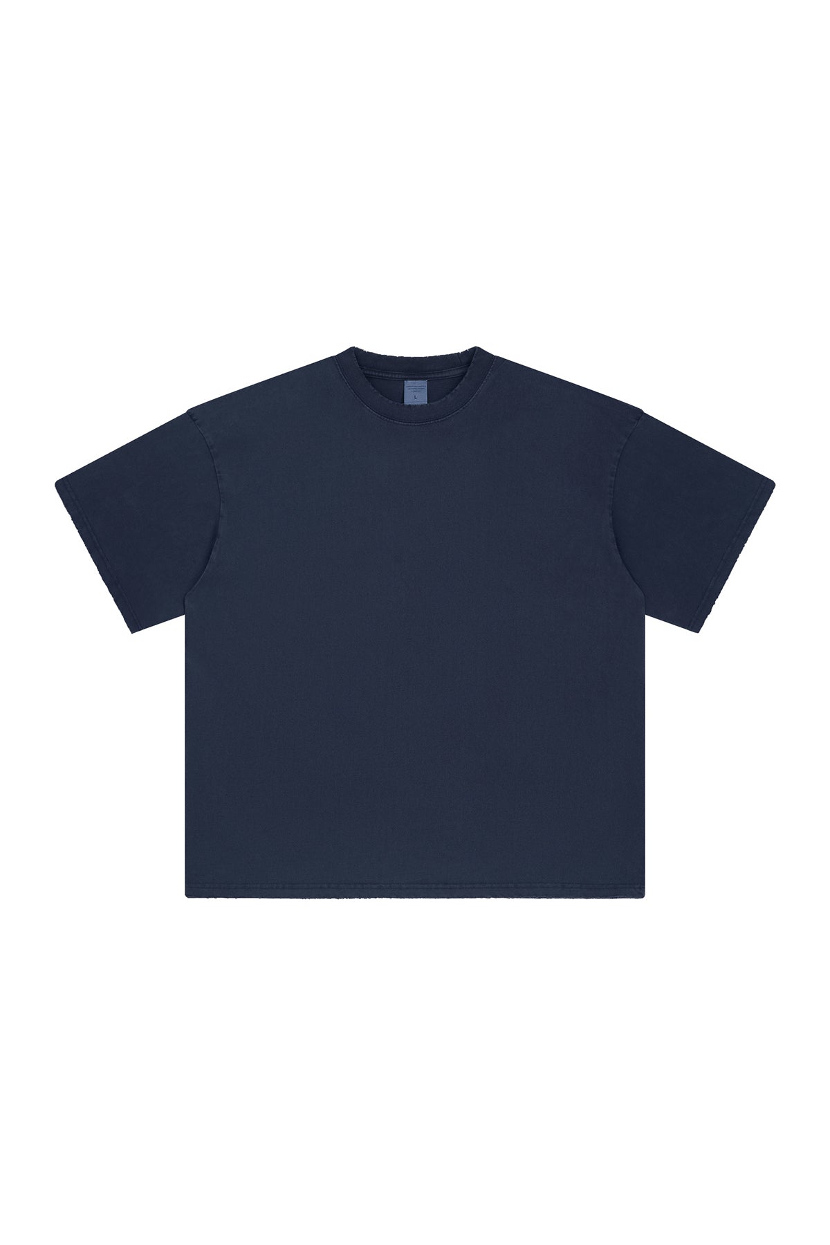 250GSM Distressed Pigment Dyed Washed Tee