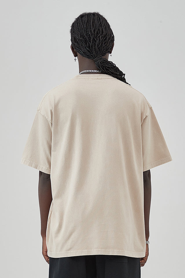 250GSM Washed Out Vintage Tee