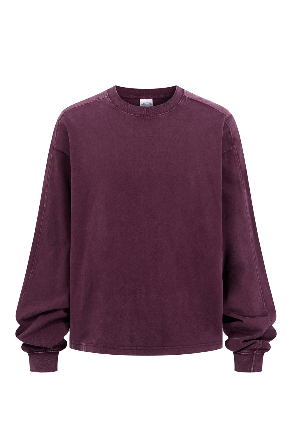 285GSM Contrast Long Sleeve Pigment Dyed Tee