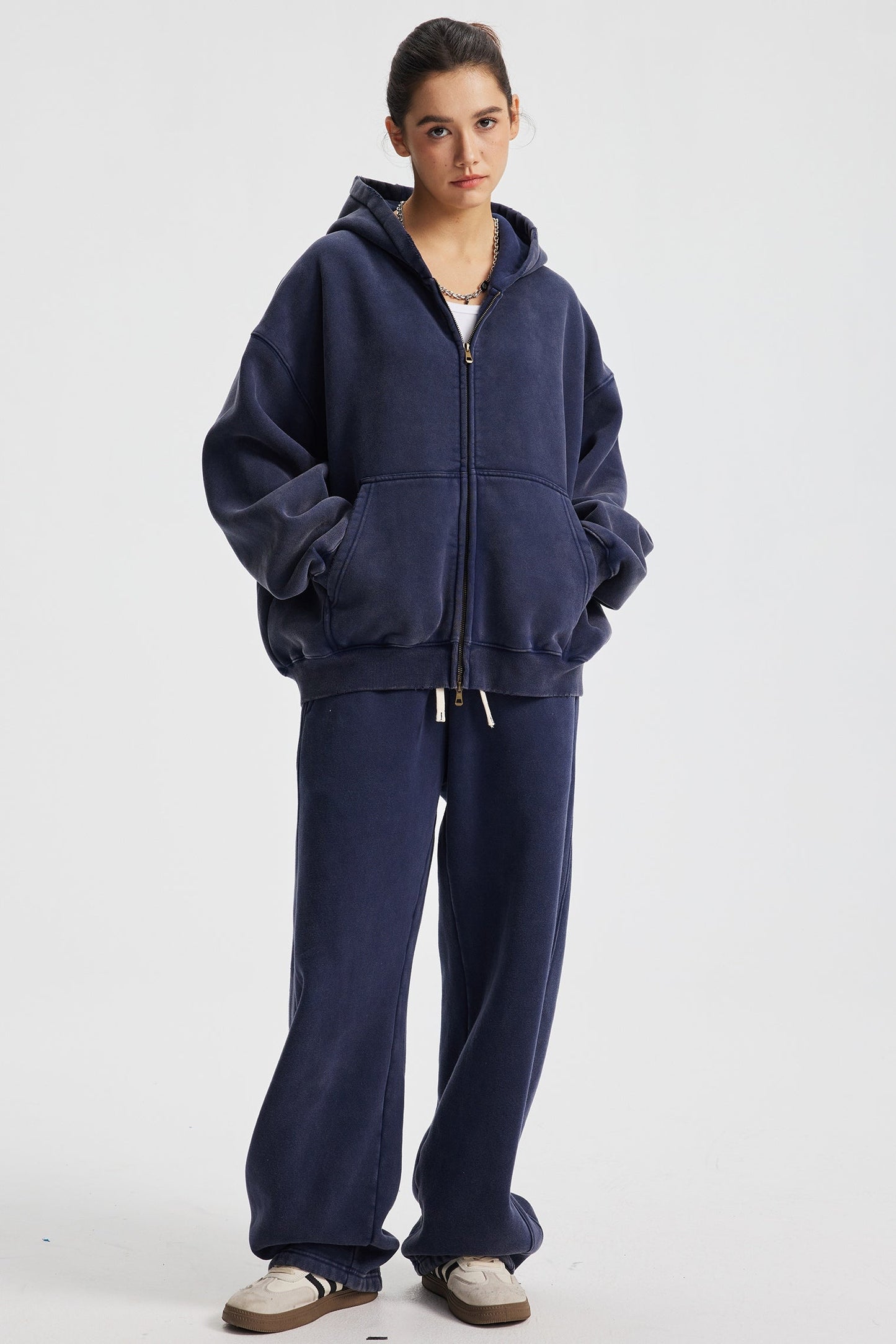 370GSM Pigment Dyed Fleece Boxy Hoodie