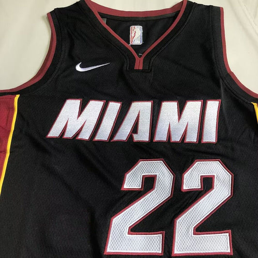 Miami Heat Jimmy Butler #22 black Throwback Jersey - Dense Embroidery