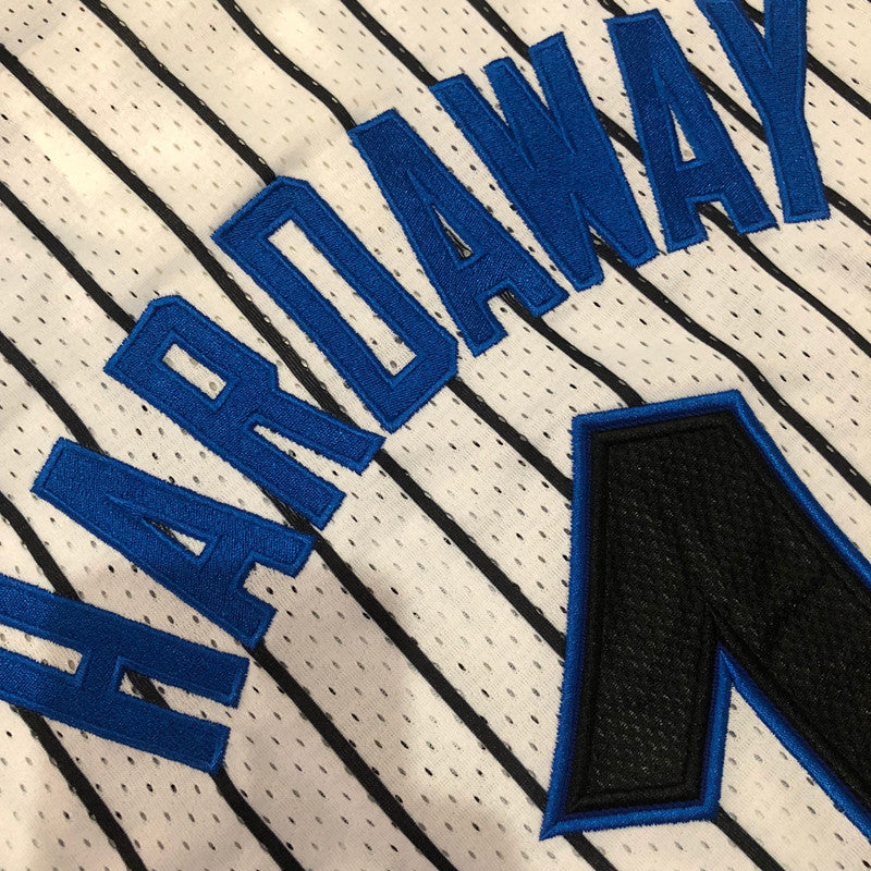 Orlando Magic Penny Hardaway #1 White 1993-94 Throwback Jersey - Dense Embroidery