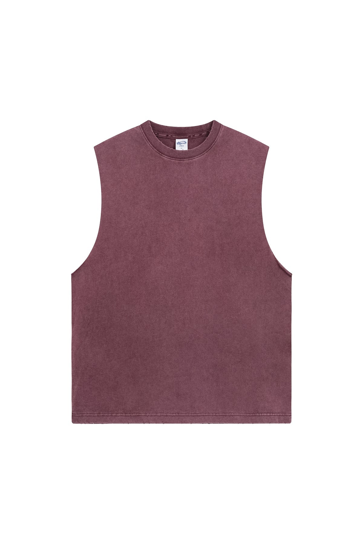 275GSM Distressed Washed Muscle Tee