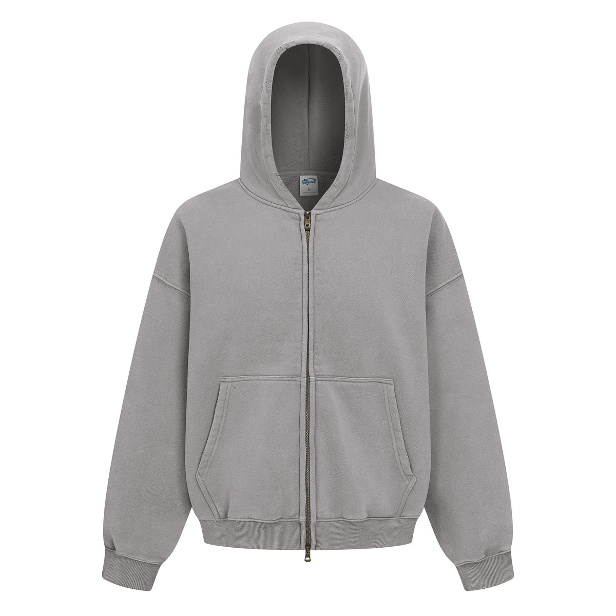 370GSM Pigment Dyed Fleece Boxy Hoodie