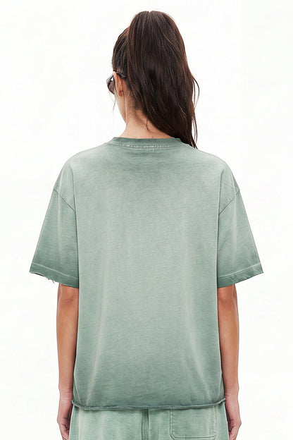 275GSM Distressed Sun Fade Tee