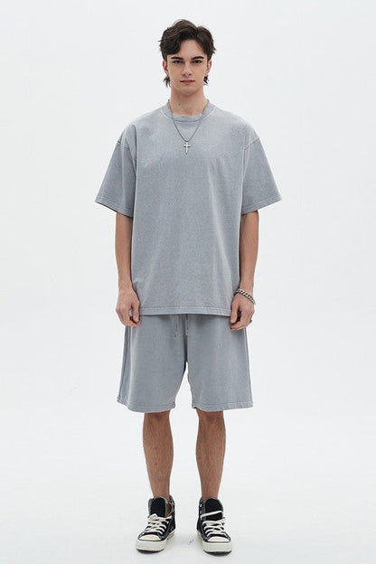 250GSM Pigment Dyed Washed Tee