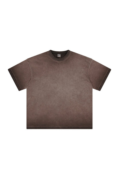 250GSM Double Stitch Sleeve Hem Washed Tee