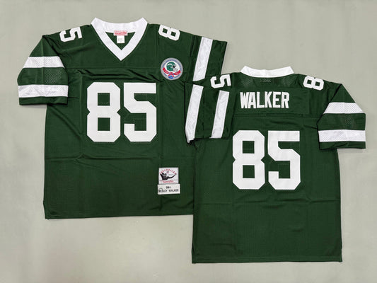 Mens Wesley Walker#85 New York Jets Vintage Throwback Jersey