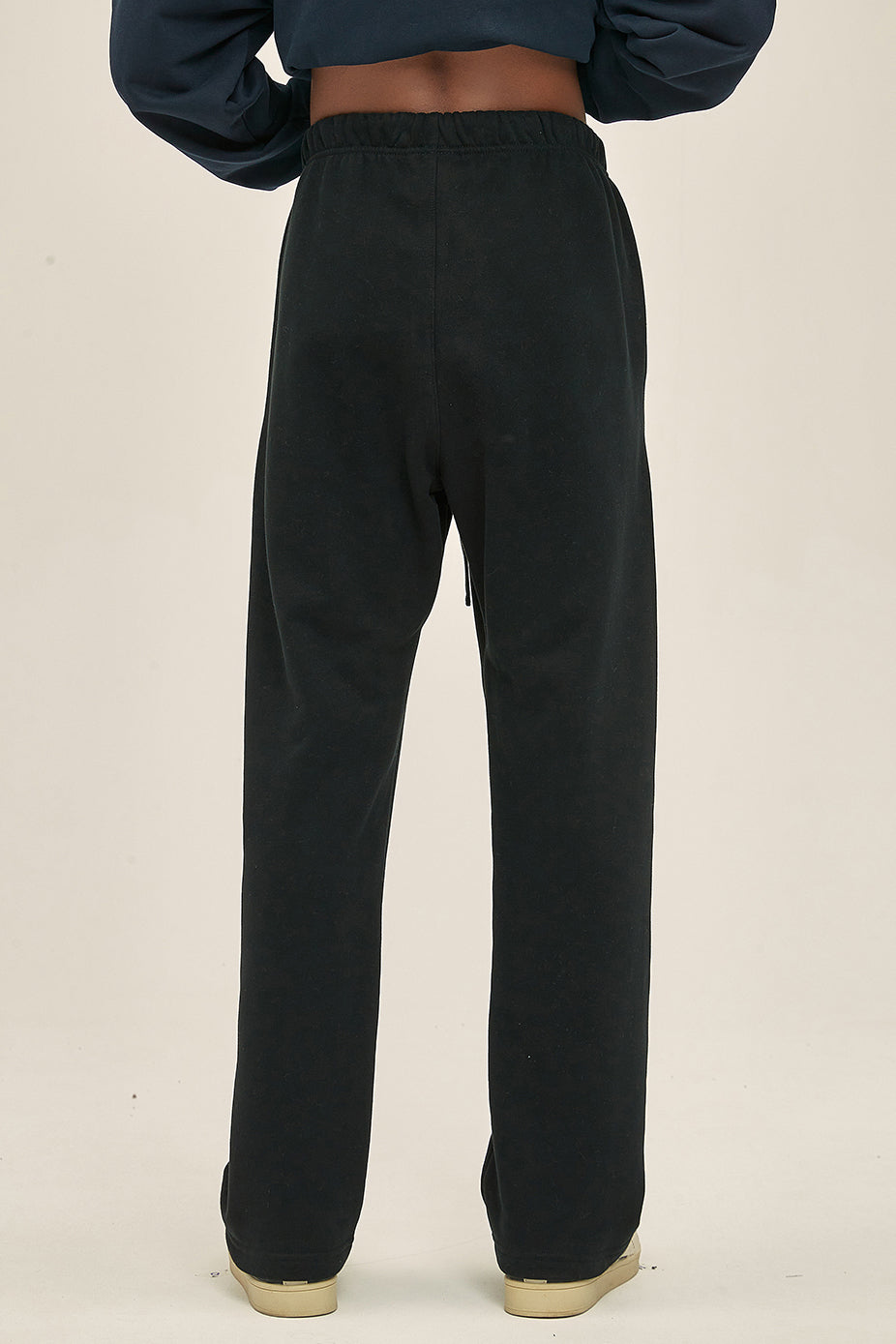 365GSM Relaxed Solid Color Fleece Sweatpants