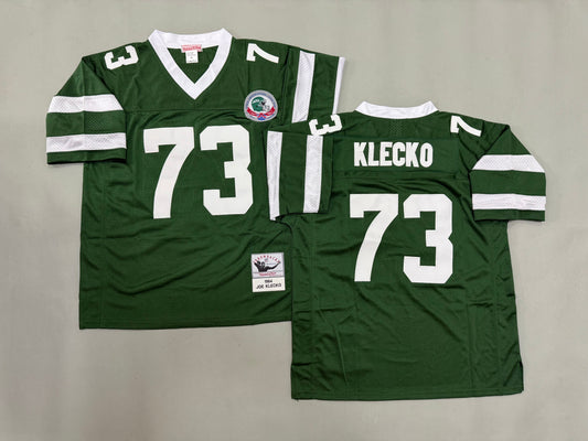 Mens Joe Klecko#73 New York Jets Vintage Throwback Jersey