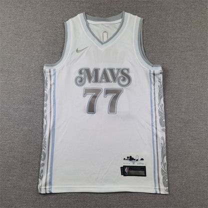 Youth Luka Don?i? Dallas Mavericks #77 City Edition Embroidered  Jersey