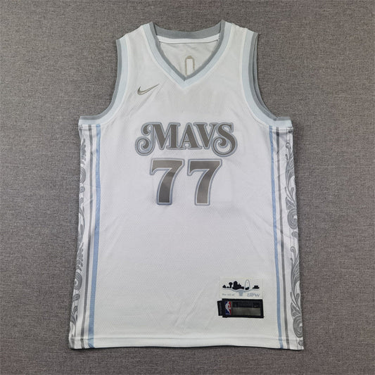 Youth Luka Don?i? Dallas Mavericks #77 City Edition Embroidered  Jersey
