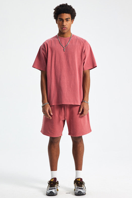 420GSM Pigment Dyed Washed Short