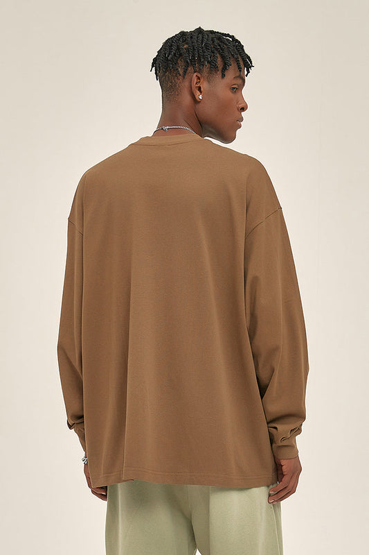 305GSM Oversized Long Sleeve Crew
