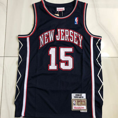 Brooklyn Nets Vince Carter #15 2006 Throwback Jersey - Dense Embroidery