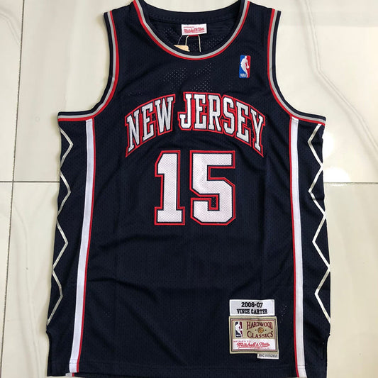 Brooklyn Nets Vince Carter #15 2006 Throwback Jersey - Dense Embroidery