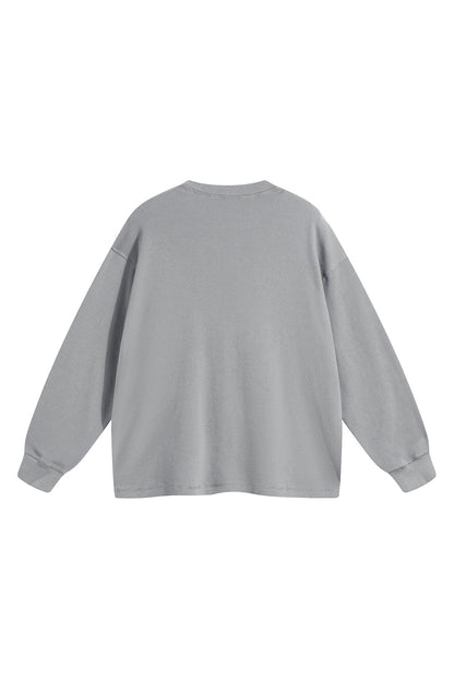330GSM Waffle Material Long Sleeve Crew