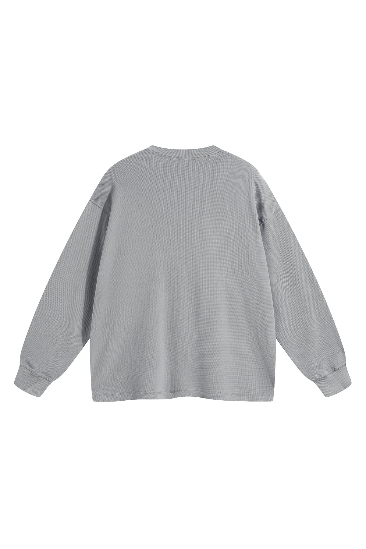 330GSM Waffle Material Long Sleeve Crew