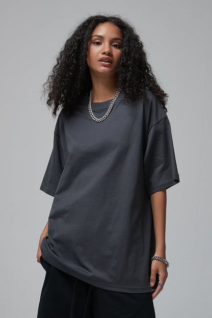 190GSM Solid Color Oversized Tee