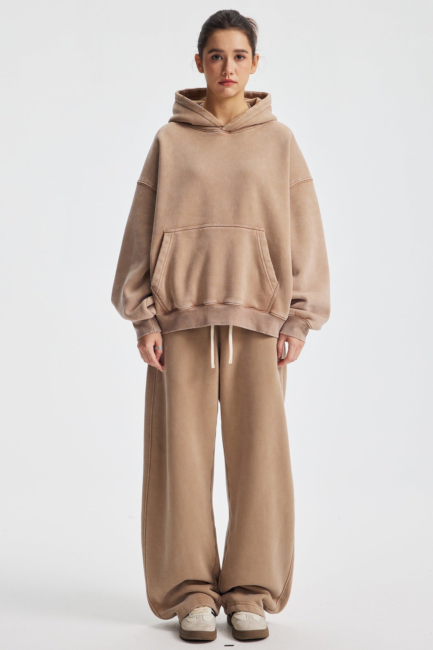 370GSM Fleece Pigment Dyed Sweatpants