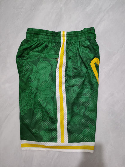Boston Celtics Green Tiger Year Limited Edition Pocket Shorts