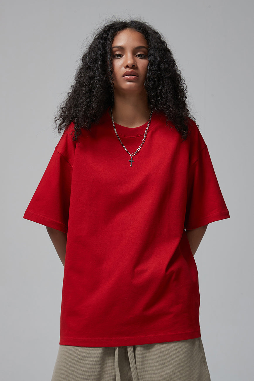 305GSM 22 Colors Solid Oversized Tee