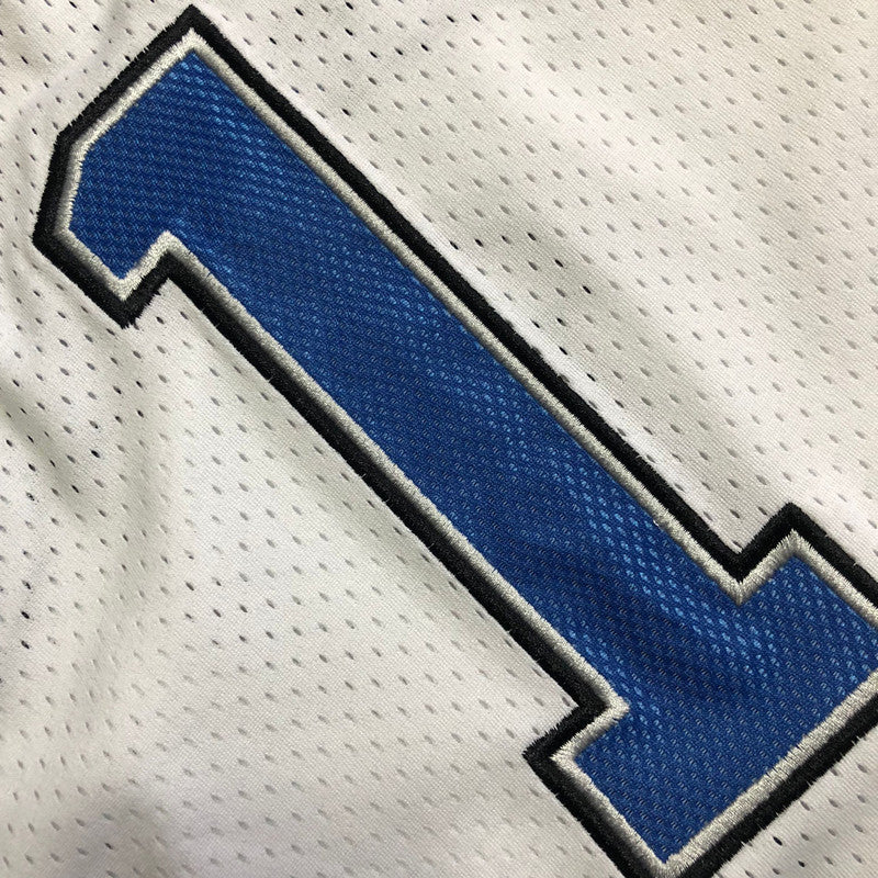 Orlando Magic Tracy McGrady #1 white Throwback Jersey - Dense Embroidery