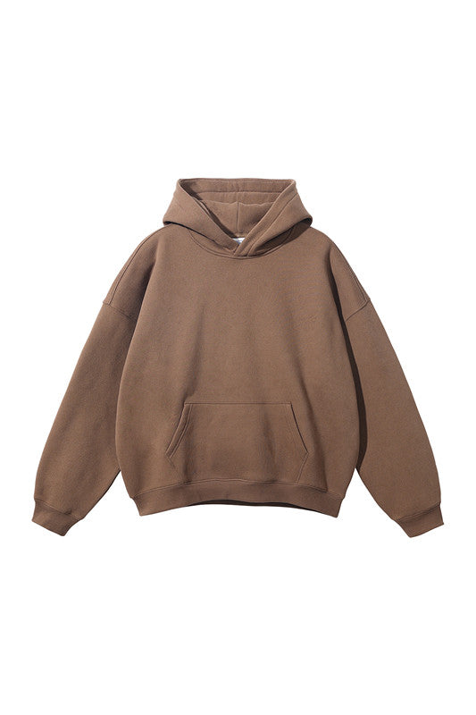 350GSM Fleece Solid Color Hoodie