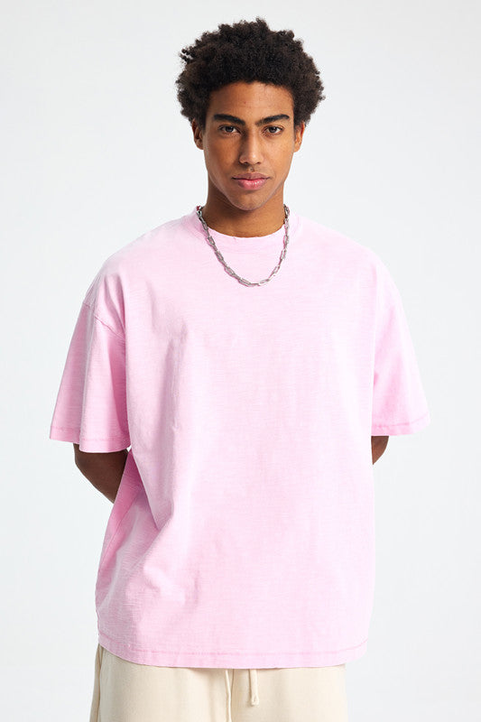 275GSM Pigment Dyed Light Washed Tee