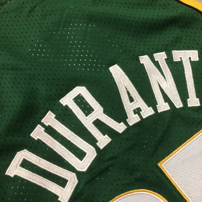 Seattle SuperSonics Kevin Durant #35 Throwback Jersey - Dense Embroidery
