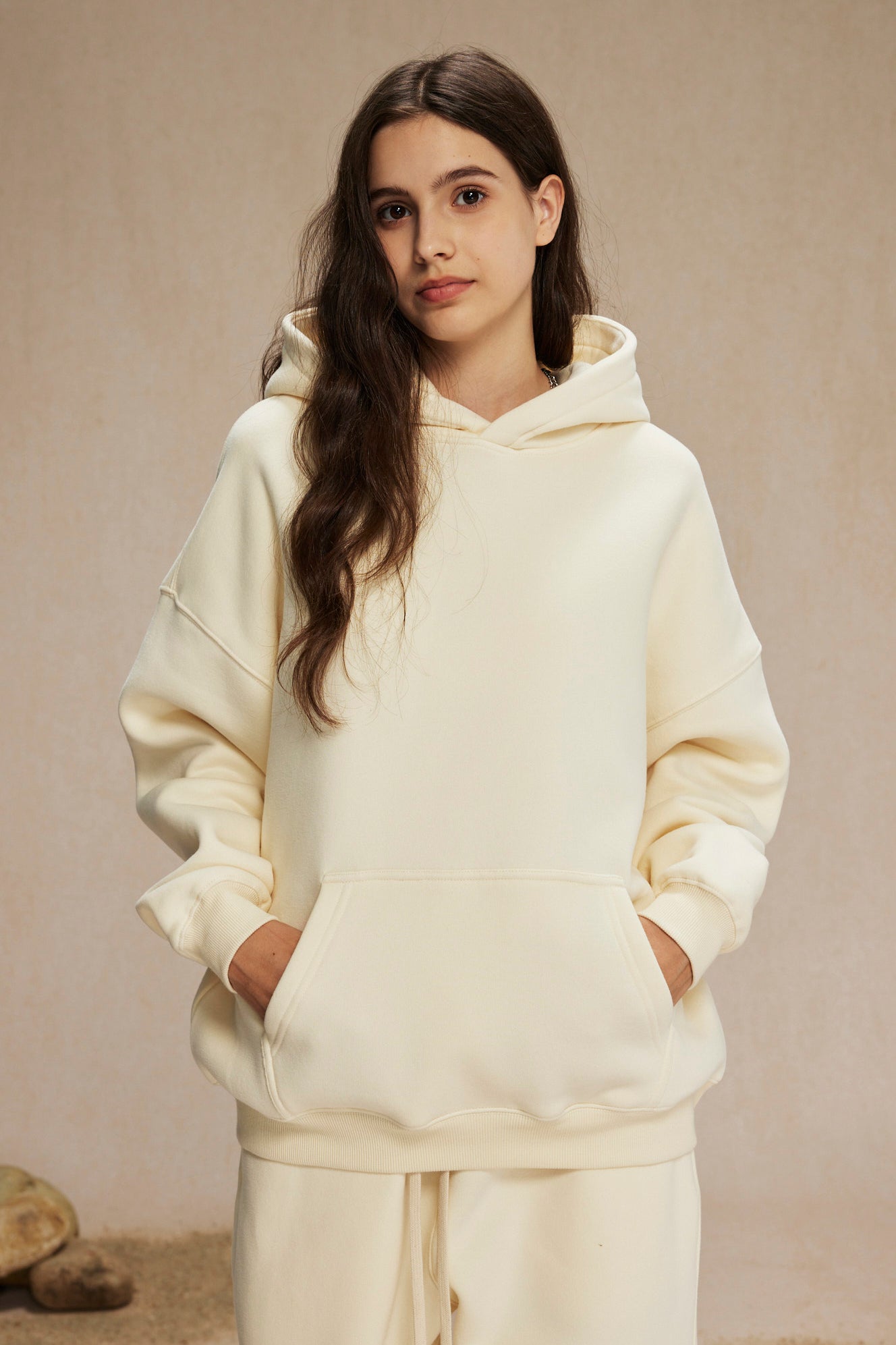 350GSM Fleece Solid Color Hoodie