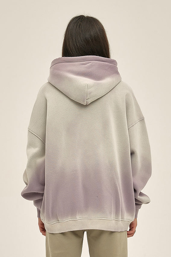 360GSM Sun Fade Distressed Washed Hoodie