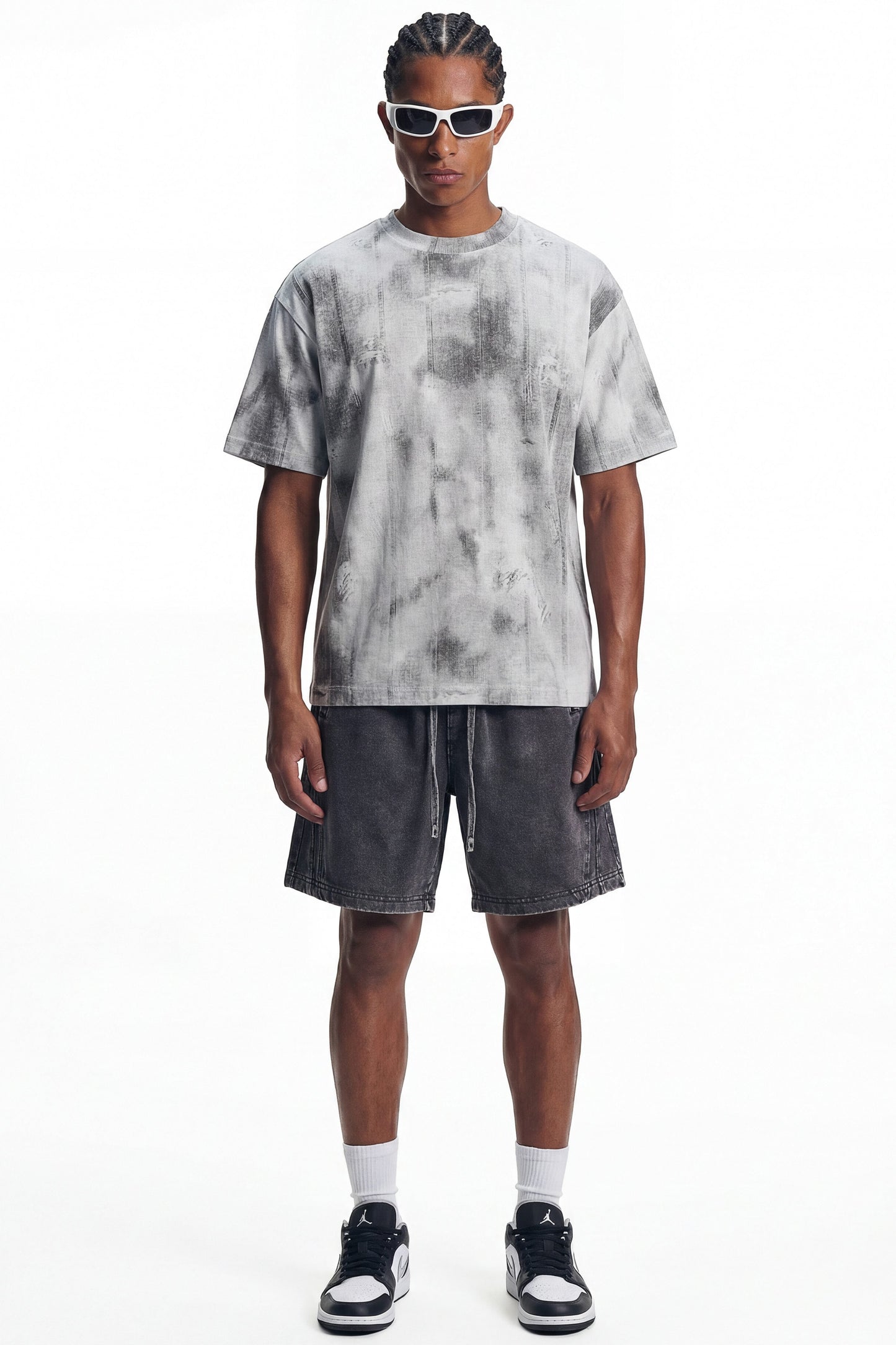 200GSM Printed Washed Tee