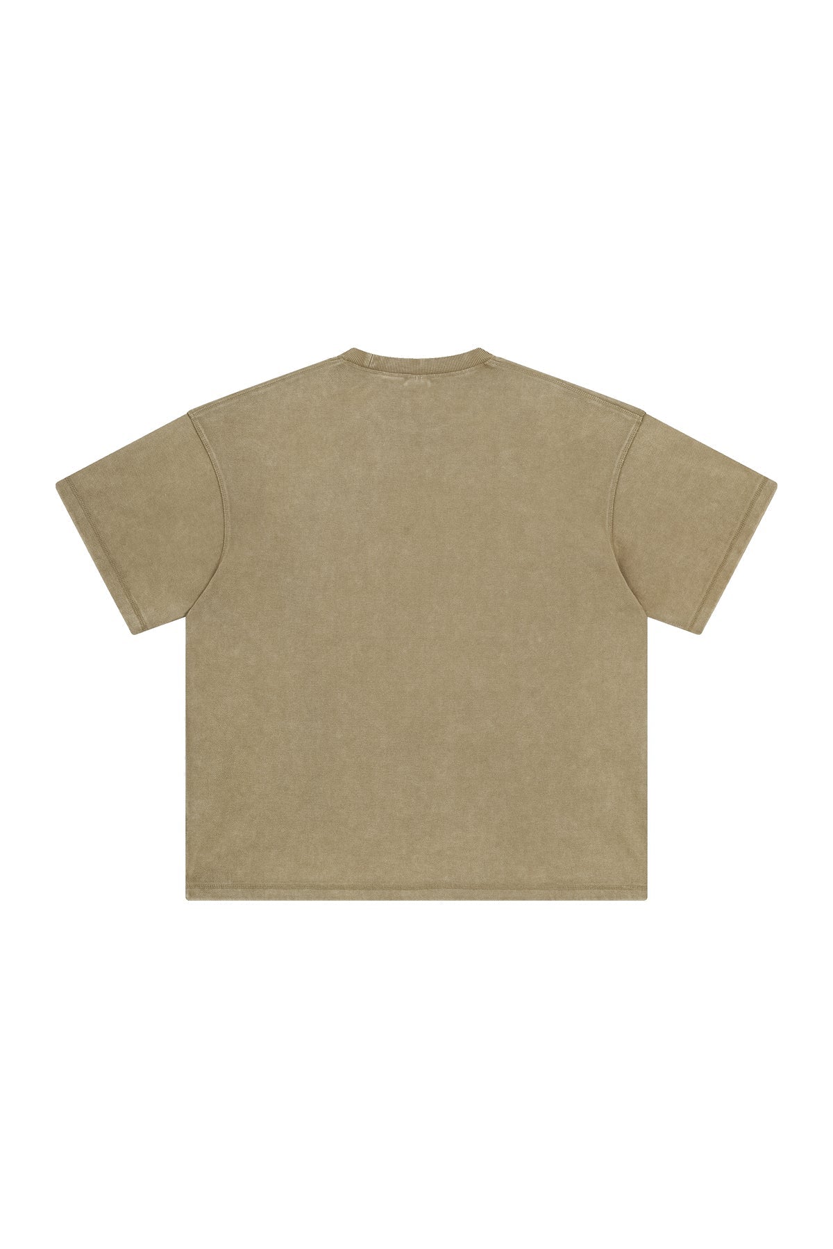 400GSM Double Stitch Washed Tee