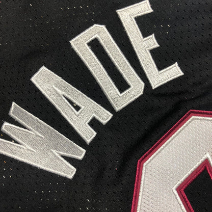 Miami Heat Dwyane Wade #3 black 2012 Throwback Jersey - Dense Embroidery
