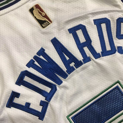 Minnesota Timberwolves Anthony Edwards #5 Throwback Jersey - Dense Embroidery