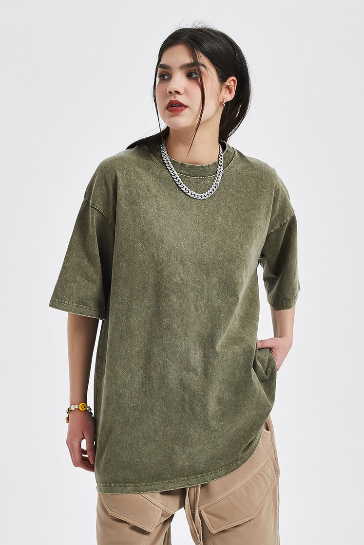 250GSM Washed Out Vintage Tee