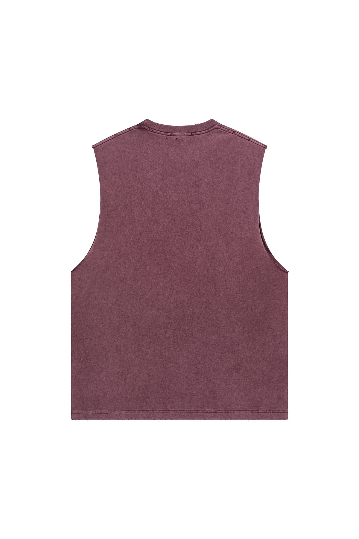 275GSM Distressed Washed Muscle Tee