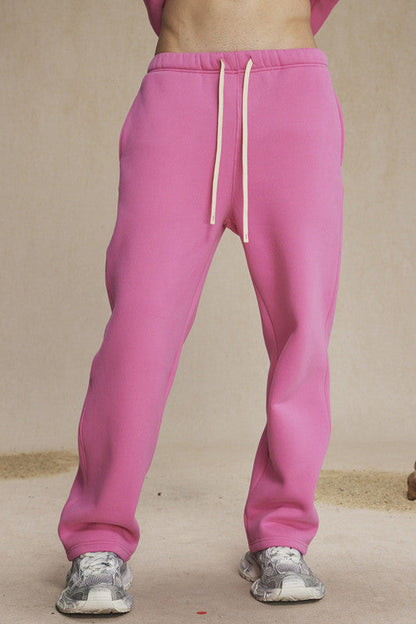 350GSM Relaxed Solid Color Sweatpants