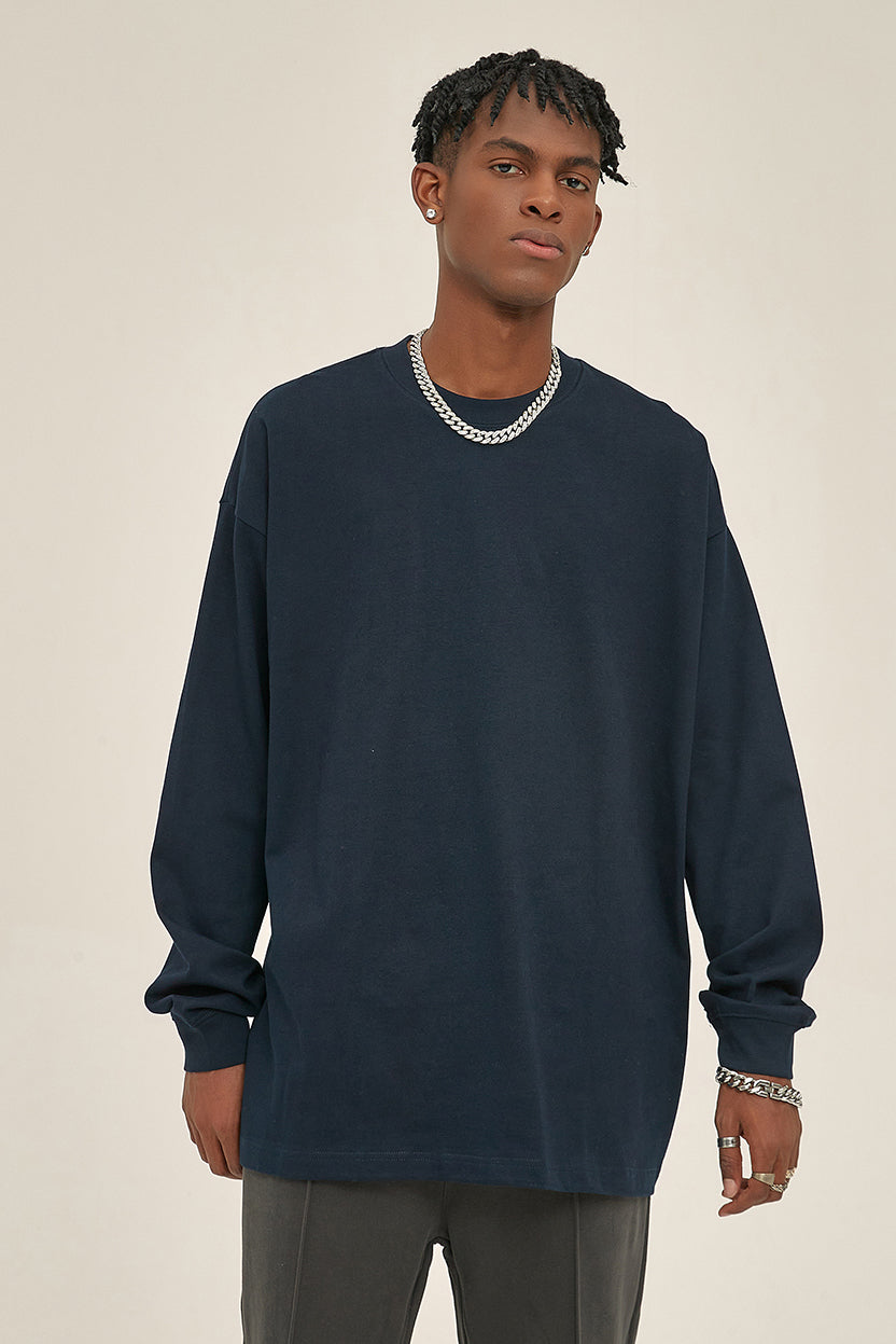 305GSM Oversized Long Sleeve Crew