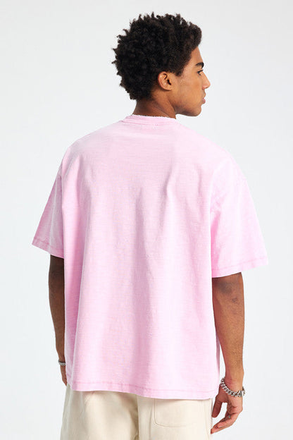 275GSM Pigment Dyed Light Washed Tee