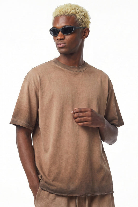 275GSM Distressed Sun Fade Tee
