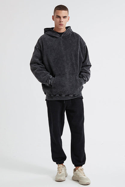 420GSM 100% Cotton Washed Vintage Hoodie