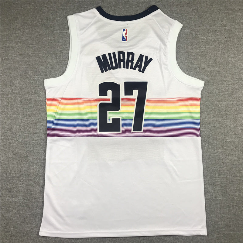 Denver Nuggets Jamal Murray #27 City Edition ！ Embroidered Jersey