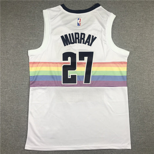 Denver Nuggets Jamal Murray #27 City Edition ！ Embroidered Jersey